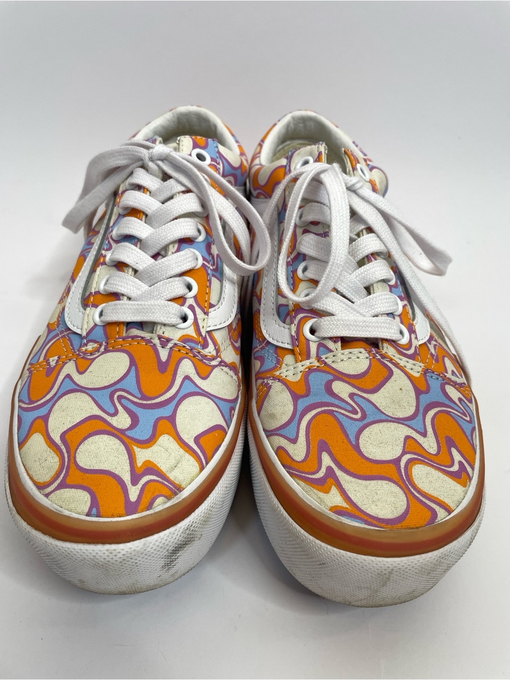 Vans | Stacked Old Skool UV React Sneakers Orange Peace Size 6.5 / 8 - Picture 4 of 12